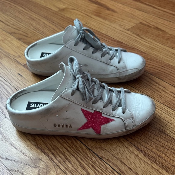 Golden Goose Deluxe Brand Star Patch Slip-On Sneakers - Picture 1 of 7